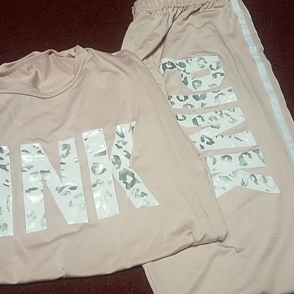 pink out fit home made silk material